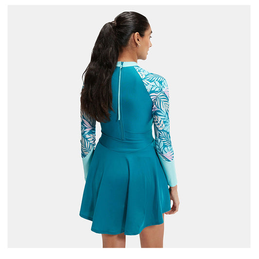 Womans Long Sleeve Swim Dress