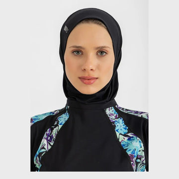 Ultra-Fit Swim Hijab - Black