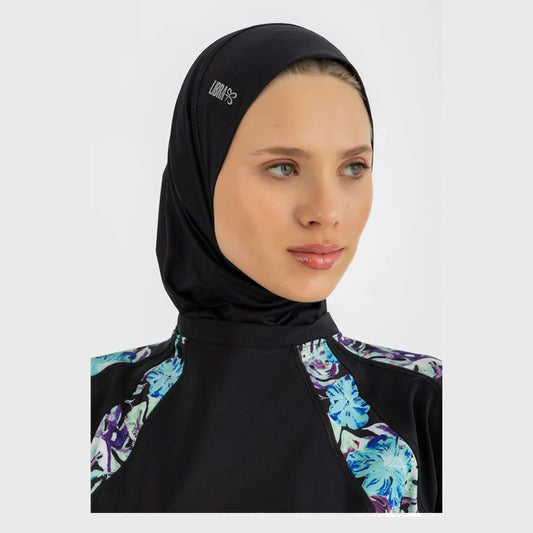 Ultra-Fit Swim Hijab - Black