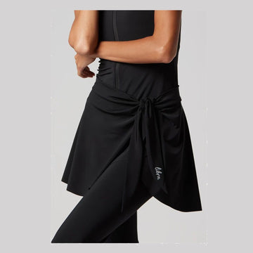 Wave Cover-Up Skirt - Black