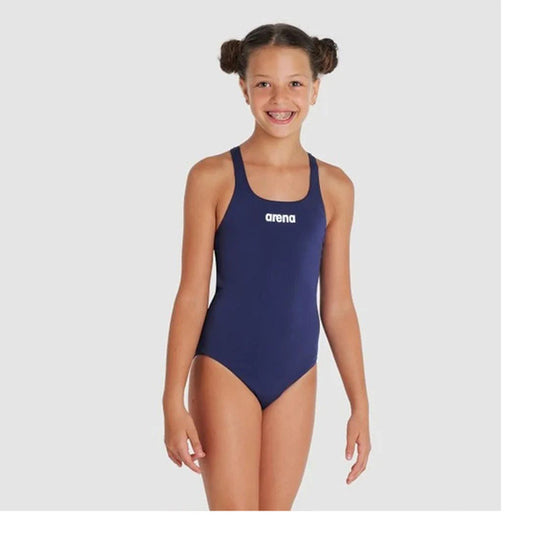 Pro Solid Girls Swimsuit