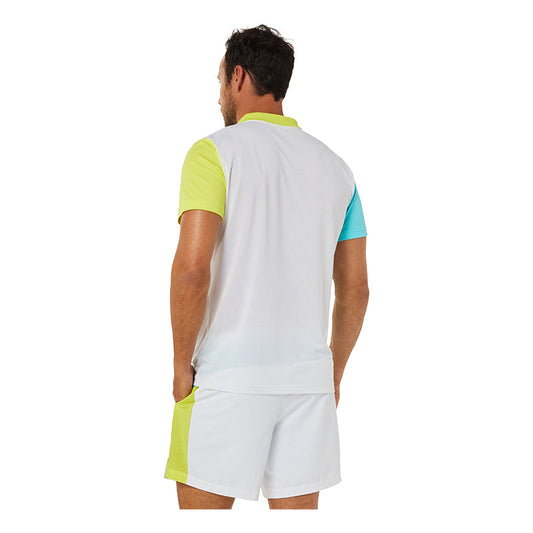 Men Court Color Block Polo-Shirt