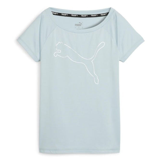 Train Favorite Jersey Cat Tee Turquoise