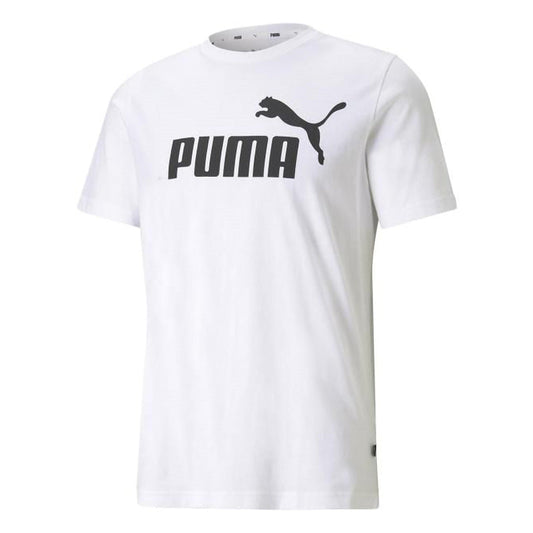 ESS LOGO TEE PUMA WHITE