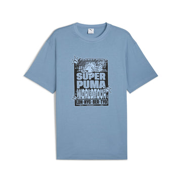 Graphic SUPER PUMA World Tour Relaxed T-shirt Men