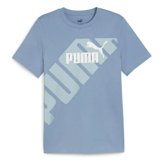 PUMA POWER Graphic Tee Zen Blue