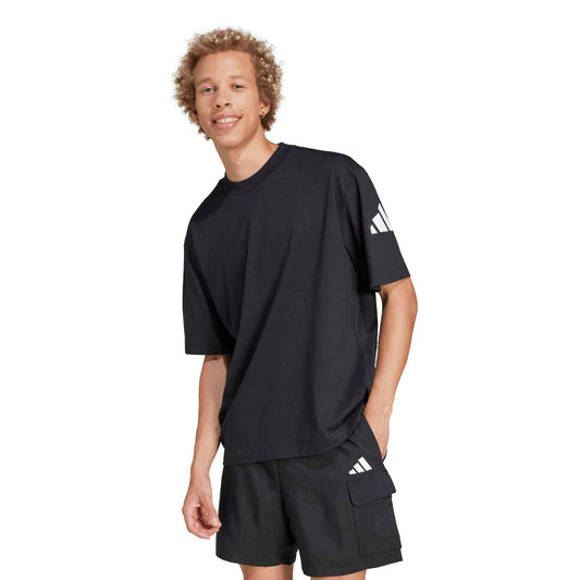 Essentials Loose Fit 3 Bar Logo T-Shirt