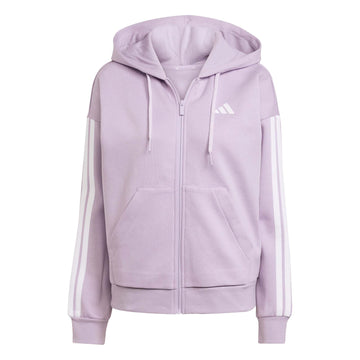 Essentials 3-Stripes Full-Zip Fleece Hoodie