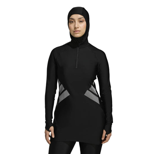 BIG BARS LONG SLEEVE SWIM TOP
