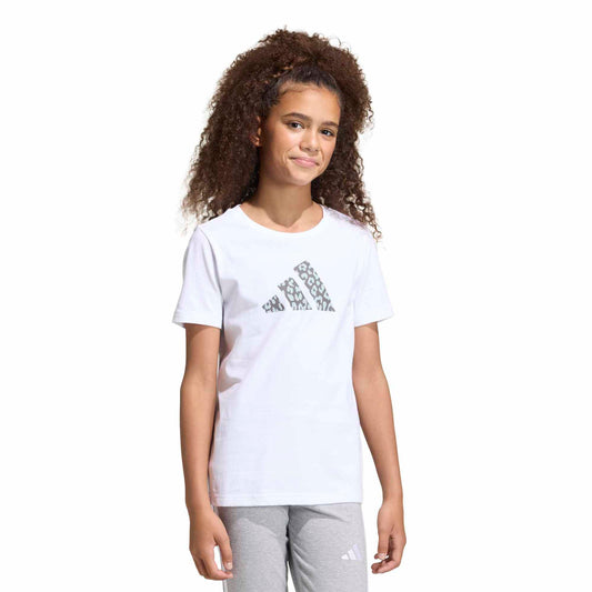 Junior Girls Animal Print Graphic T-Shirt