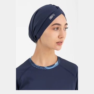 Sleek Swim Turban - Navy