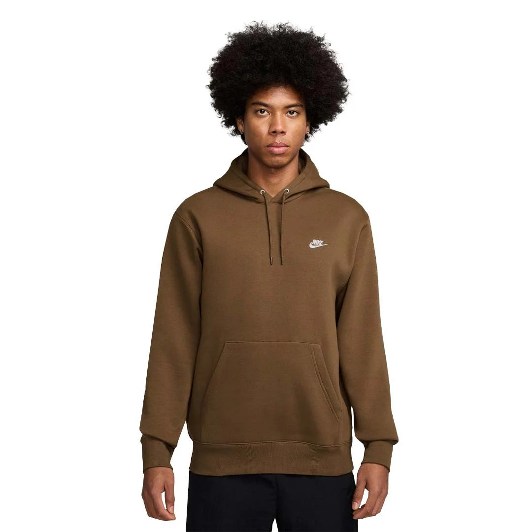 Club Men's Fleece Hoodie with No Zipper
