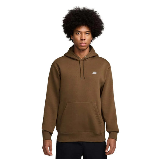 Club Men's Fleece Hoodie with No Zipper