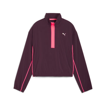 Run For Her Woven 1/2 Zip