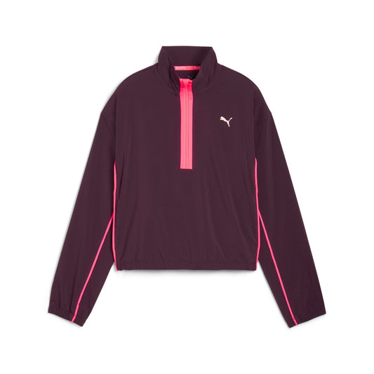 Run For Her Woven 1/2 Zip